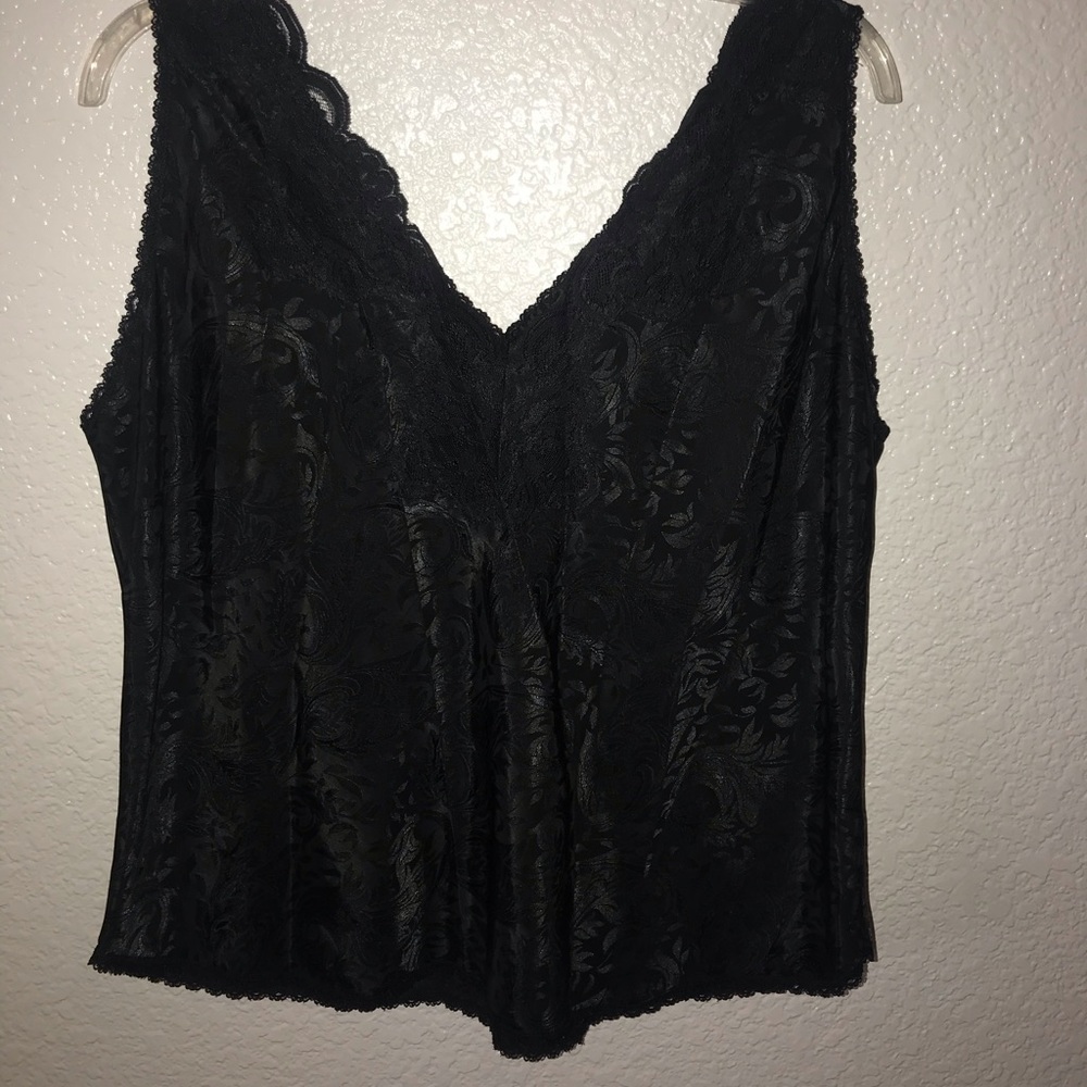 AMAZING VINTAGE LACE LINGERIE TANK TOP